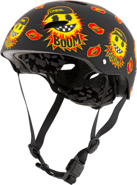 O NEAL DIRT LID Youth Helmet EMOJI Black Yellow
